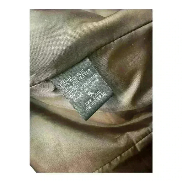 Express Y2K Faux Fur Zipper Front Glam Bohemian Outdoor Vest, S - Picture 4 of 5